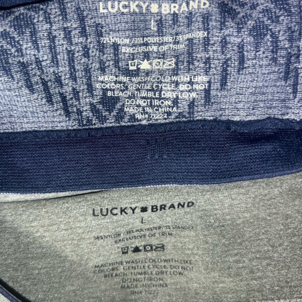Lucky Brand Bras Seamless Comfort Bras Navy Blue and Gray Size Large Two Pack - Picture 9 of 15
